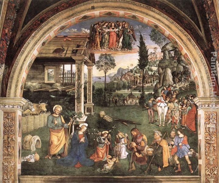 Bernardino Pinturicchio Adoration of the Child